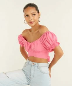 AT Mara Puff Crop Top New Threads