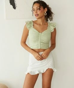 AT Summerlin Ruffle Strap Tank