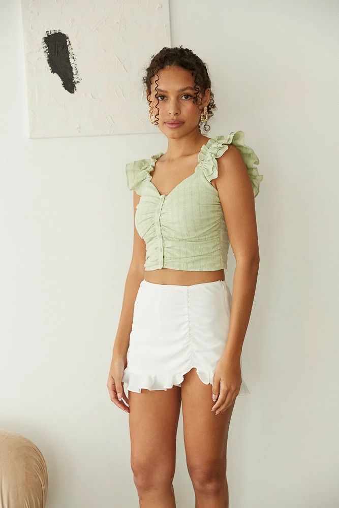 AT Petunia Ruched Mini Skort New Threads