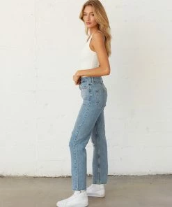 BDG Pax Destroyed Jeans In Light Denim Sale