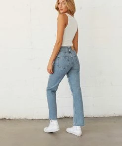 BDG Pax Destroyed Jeans In Light Denim Sale