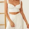 AT Paulina Ruffle Crop Top
