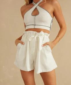 AT Kelly High Rise Belted Shorts