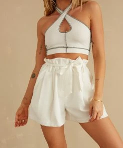 AT Kelly High Rise Belted Shorts