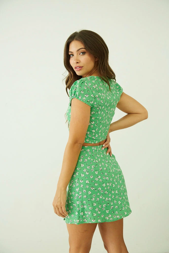 AT Mimi Floral Skirt Set Sale