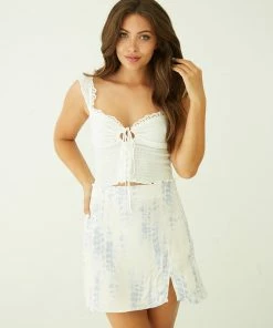 AT In A Daze Tie Dye Mini Skirt