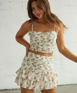 AT Sale Jessica Floral Skirt Set