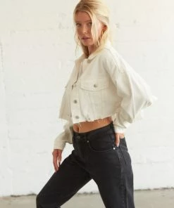 AT In The Clouds Distressed Denim Jacket