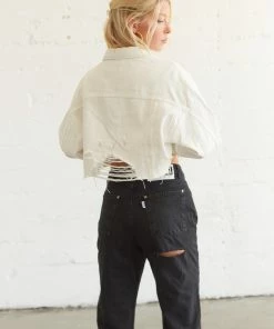 AT In The Clouds Distressed Denim Jacket