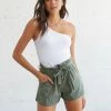 AT Sale Bittersweet Belted Paperbag Shorts