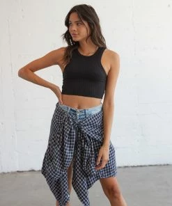 AT Daniella Ribbed Racerback Tank Sale