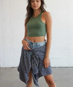 AT Daniella Ribbed Racerback Tank Sale