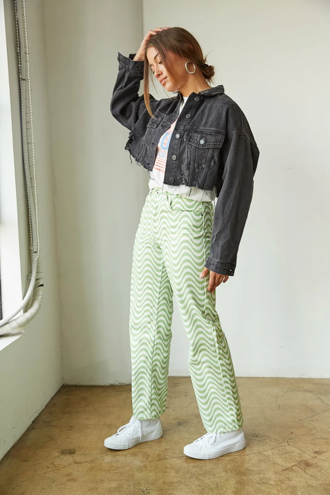 Ragged Priest Zane Wavy Straight Leg Jeans