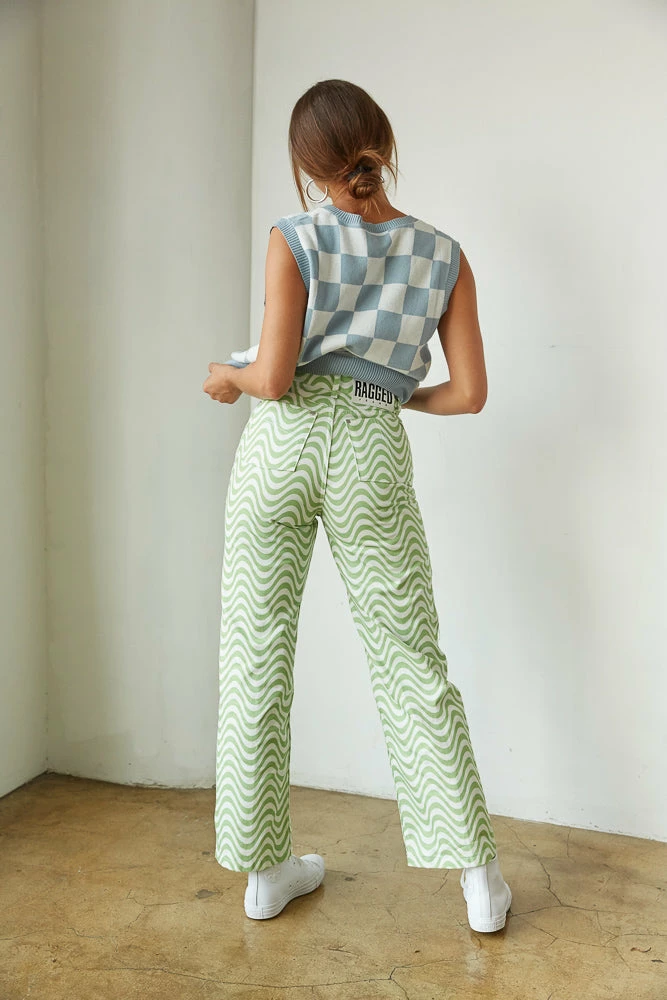 Ragged Priest Zane Wavy Straight Leg Jeans