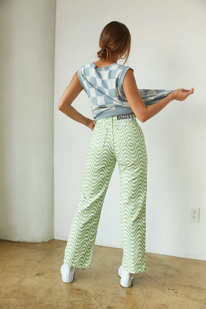 Ragged Priest Zane Wavy Straight Leg Jeans