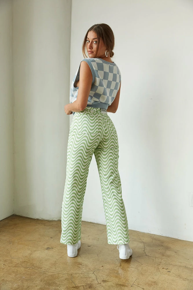 Ragged Priest Zane Wavy Straight Leg Jeans