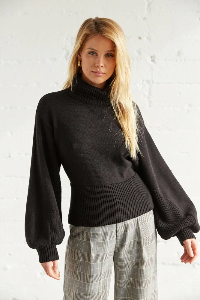 Merrill Open Back Turtleneck Sweater Sale