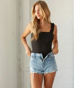 Rollas Dusters Shorts In Sylvie Blue