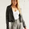 Sale Nina Vegan Leather Moto Jacket