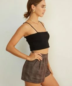 AT High Society Plaid Shorts
