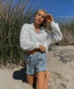 Sunday Skin Sale Newport Bermuda Shorts In Cloud Blue