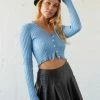Harmon Ribbed Knit Sweater Top Sale