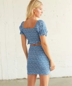 AT Forget Me Not Floral Skirt Set Sale