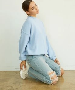 Sale Early Morning Fuzzy Sweater