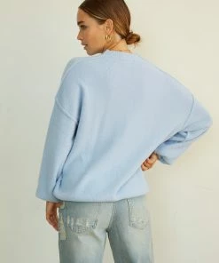 Sale Early Morning Fuzzy Sweater