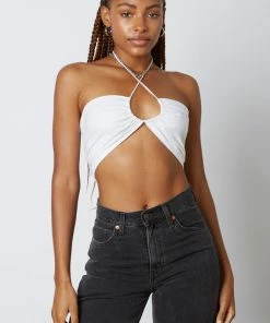 AT Maui Linen Wrap Tie Top Sale