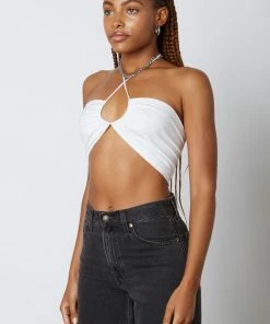 AT Maui Linen Wrap Tie Top Sale