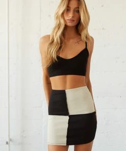 AT Tana Color Block Mini Skirt Sale