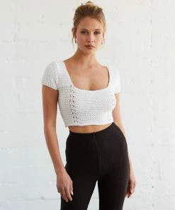 AT Seaside Crochet Crop Top