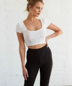 AT Seaside Crochet Crop Top