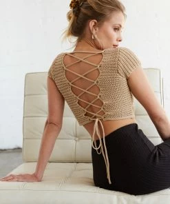 AT Seaside Crochet Crop Top