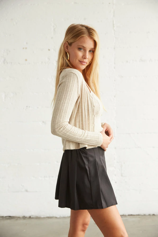 AT Sale Lauren Knit Crop Cardigan Set