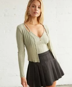 AT Sale Lauren Knit Crop Cardigan Set