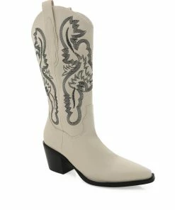 Billini Danilo Western Boots In Bone Black Contrast New Threads
