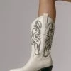 Billini Danilo Western Boots In Bone Black Contrast New Threads