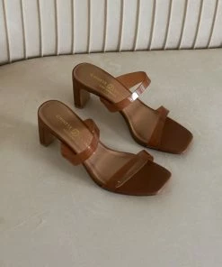 Chinese Laundry Yanti Double Strap Slide Sandals In Camel