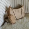 AT New Threads Lorissa Nylon Purse In Beige