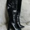 Billini Milla Croc Boots In Black