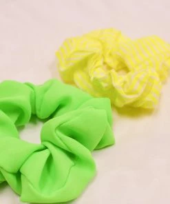 AT Nayla Neon Scrunchie Set Sale