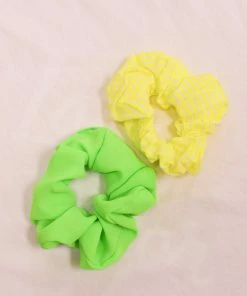 AT Nayla Neon Scrunchie Set Sale