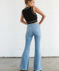 JBD Davis High Rise Panel Flare Jeans