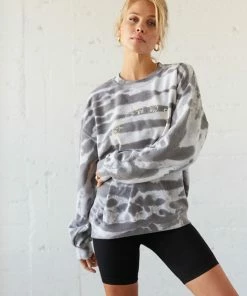 BDG Sale Sacred Tie Dye Crewneck Sweatshirt