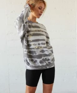 BDG Sale Sacred Tie Dye Crewneck Sweatshirt