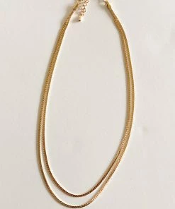 AT Accessories Heartbreaker Double Chain Necklace