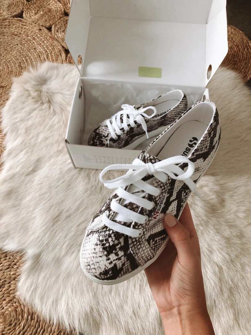 Superga 2790 Platform Sneakers In Snakeskin Sale