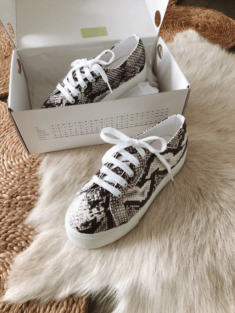 Superga 2790 Platform Sneakers In Snakeskin Sale